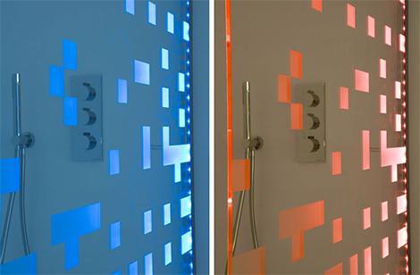 antonio lupi cromobox 2 Puertas de ducha LED de Antonio Lupi