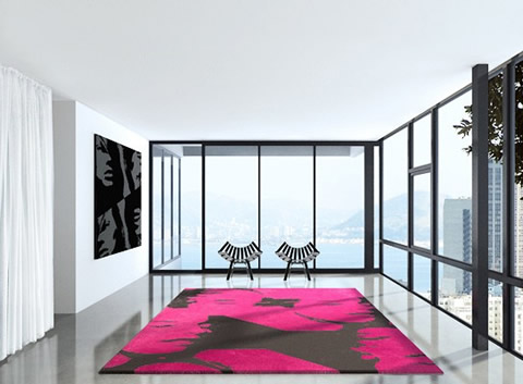 alfombra 12 Cómo el diseño Room Decor alrededor de su área Alfombra Bold