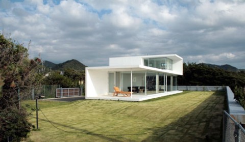 casas modernas por dentro. Casa minimalista en Eslovaquia