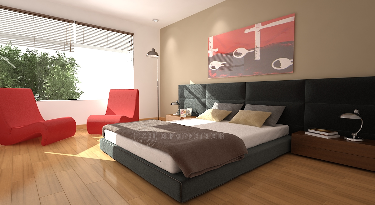 Dormitorios de color marrón chocolate