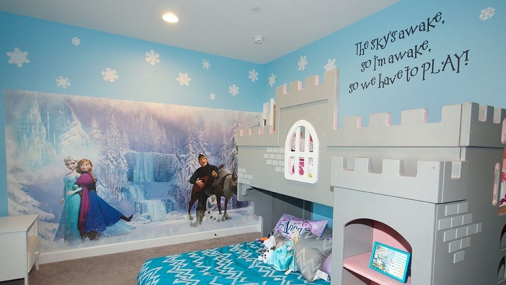 Habitación temática inspirada en 'Frozen'