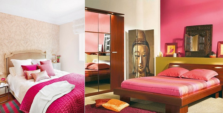 Fotos de dormitorios de color rosa