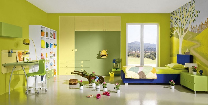 Fotos de dormitorios de color verde