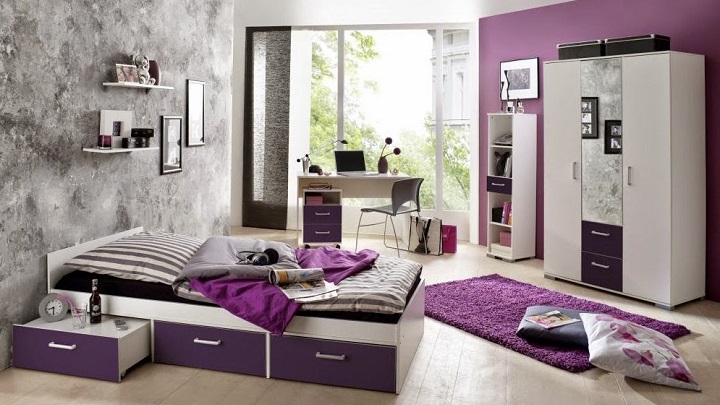 Fotos de dormitorios de color morado y violeta