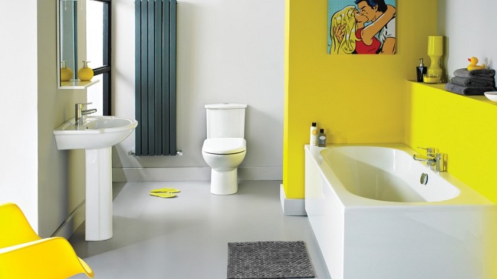 Fotos de baños de color amarillo