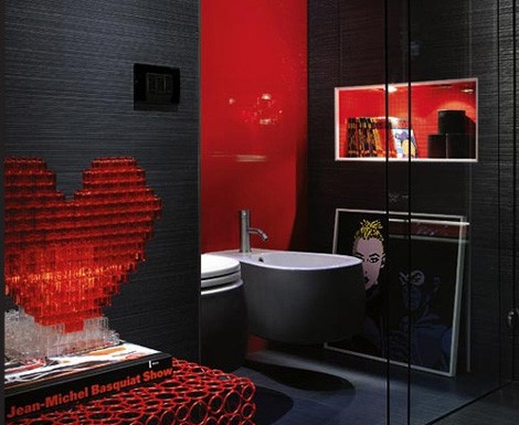 Baño romántico Cupido