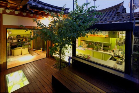 Casa coreana con diseño interior italiano