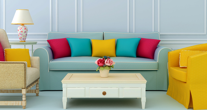 muebles de colores