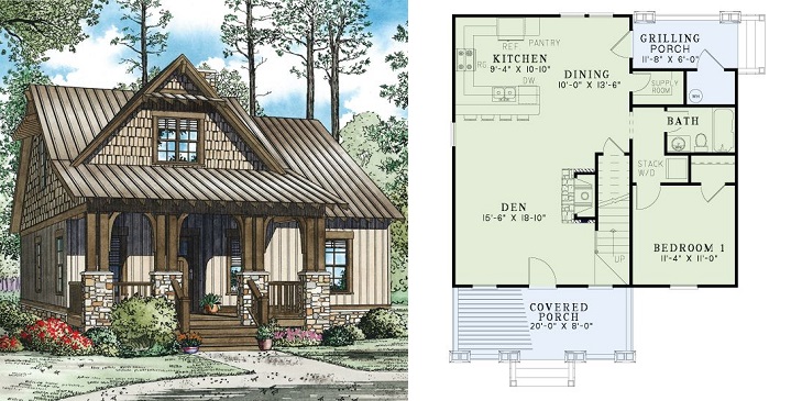 Planos de casas de madera6