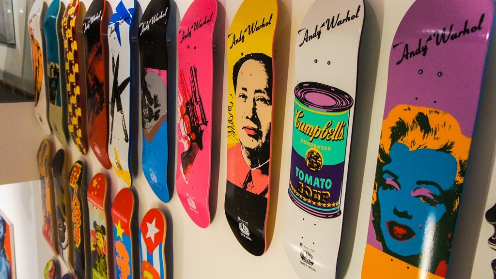 tablas de skate Andy Warhol