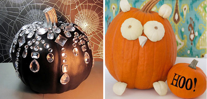 Calabazas para decorar en Halloween