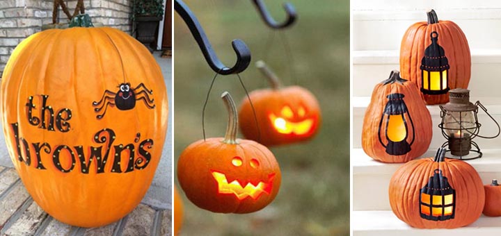 Calabazas para decorar en Halloween