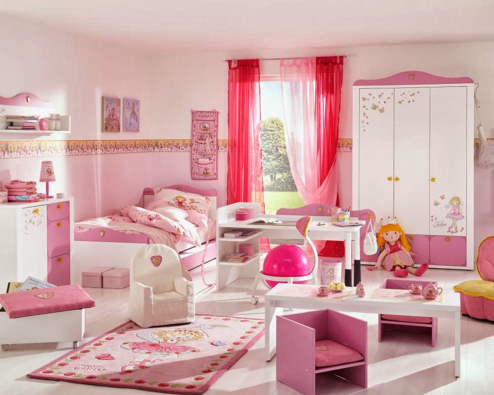 Dormitorio rosa y blanco14