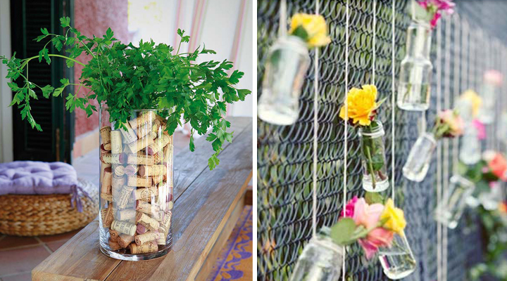 ideas de decoracion con objetos reciclados