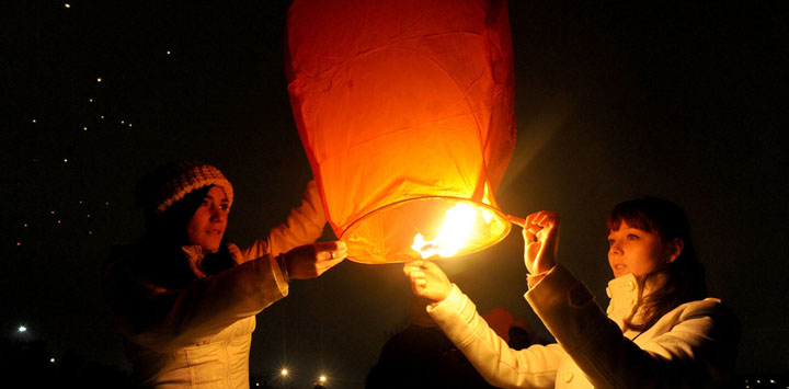 lamparas o farolillos voladores como hacerlos