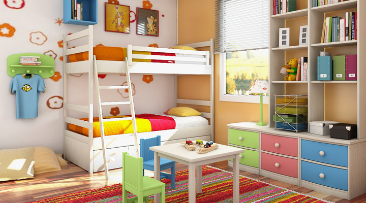 muebles para habitaciones infantiles pequenas