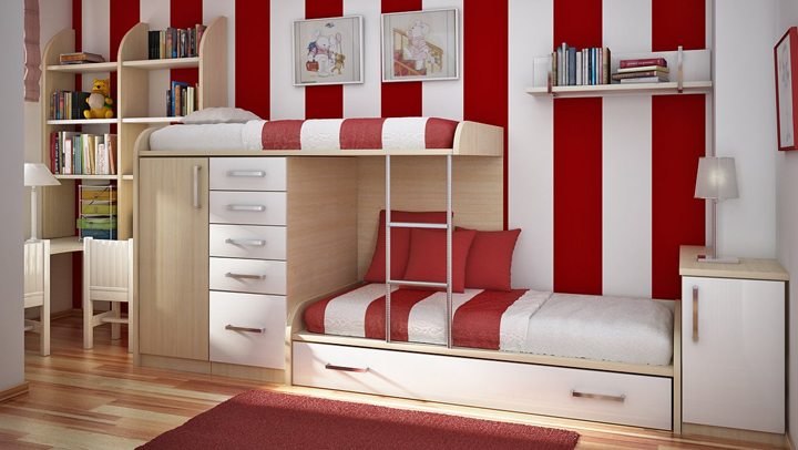 muebles para habitaciones infantiles pequenas