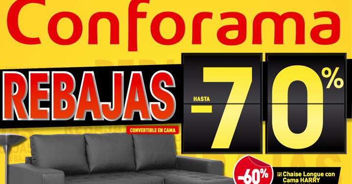 rebajas conforama invierno 2015