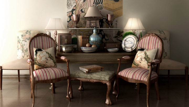 ideas para decorar un salon vintage