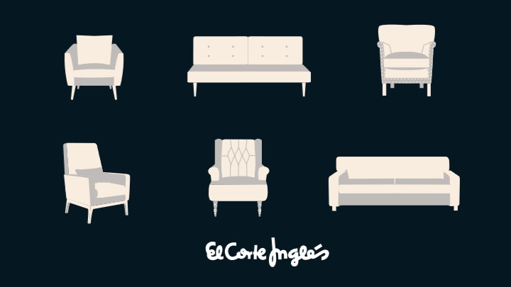 sofas y sillos el corte ingles