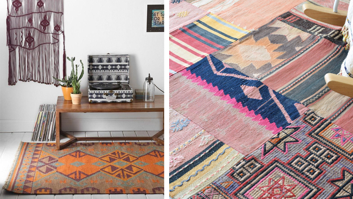 ideas para decorar con kilims