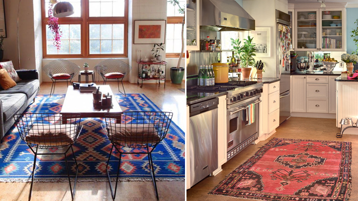 ideas para decorar con kilims