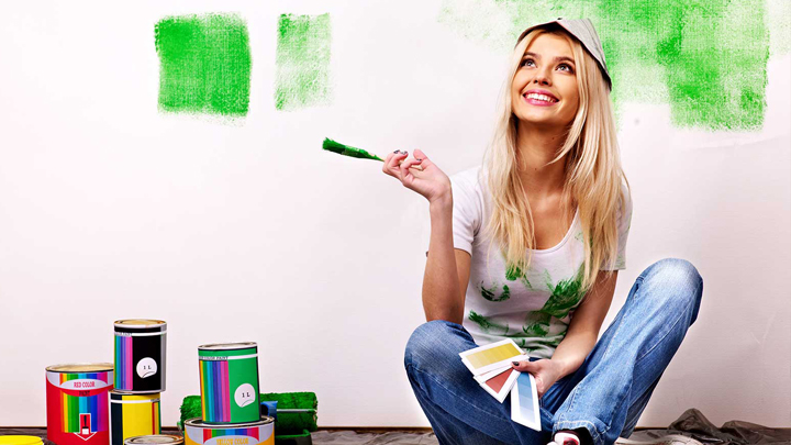 como hacer pinturas caseras y naturales para decorar