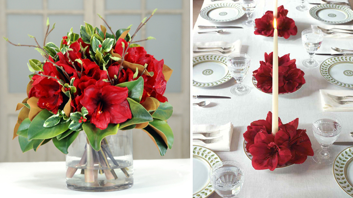 decorar casa flores invierno
