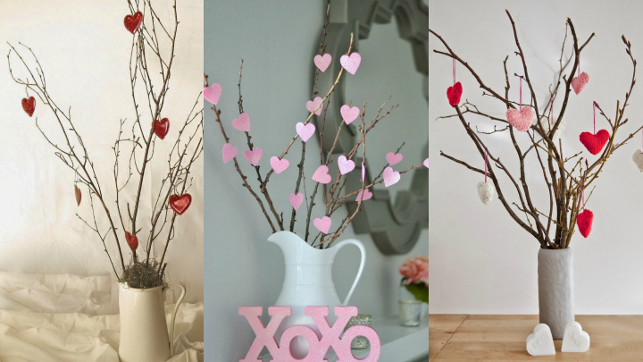 decoracion corazones san valentin