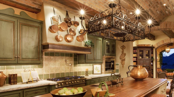 decorar una cocina de estilo toscano