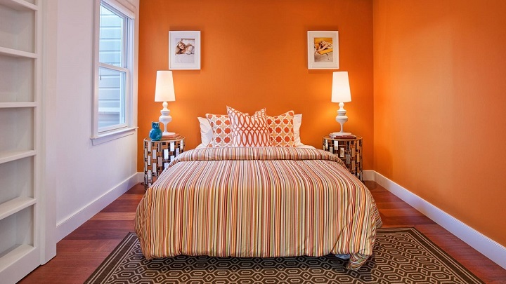 dormitorios naranja foto