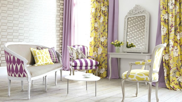 decoracion-morado-amarillo