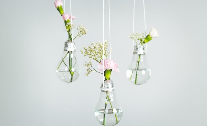 bombillas-con-flores
