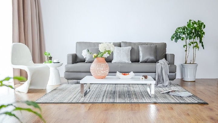 sofa-gris-con-varios-cojines